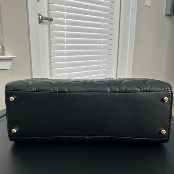 Coach Maggie Tote Bag In Signature Leather - Picture 9 of 11